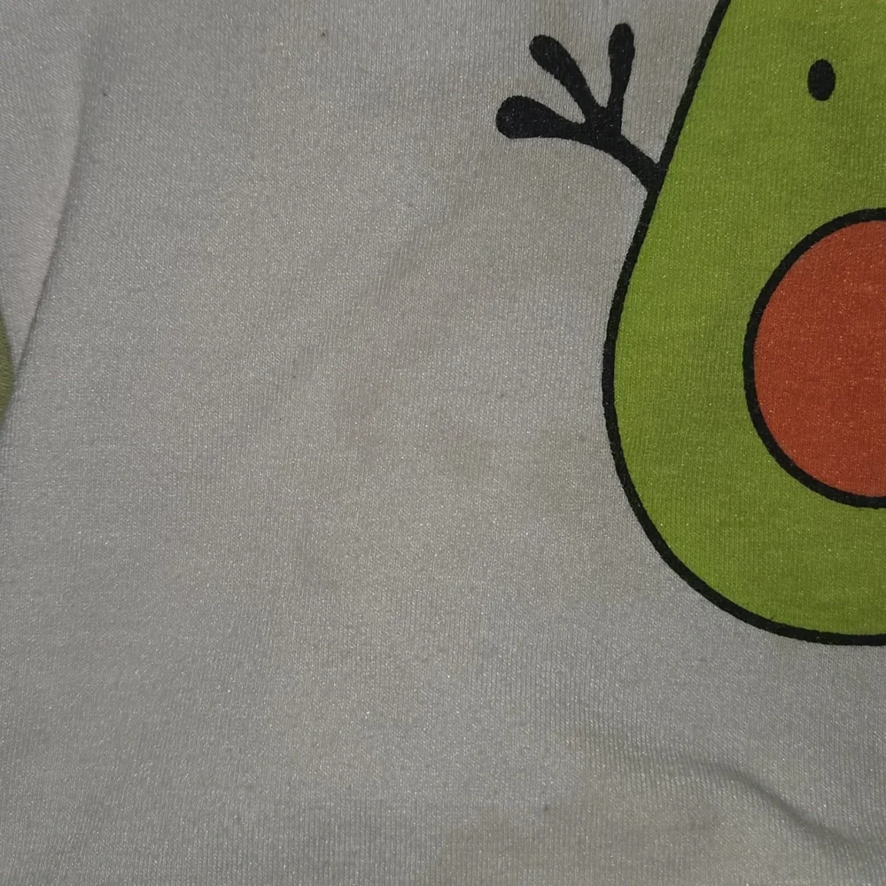 Kids Avocado Print Matching Set - White and Green